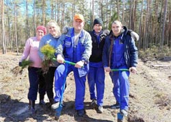 Коллектив филиала «Энергосбыт» присоединился к акции «Неделя леса»