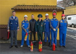 Противопожарная тренировка в филиале «Энергосбыт»