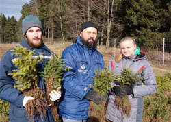 Благодарность за участие в добровольной акции "Неделя леса 2021" получили сотрудники филиала "Энергосбыт" РУП "Минскэнерго"